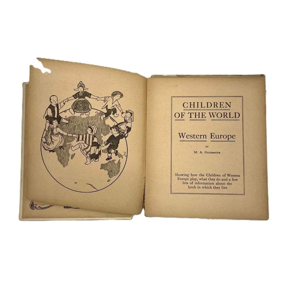 1916 Children Of The World-Europe (Number One) Goldsmith Publishing - see photos